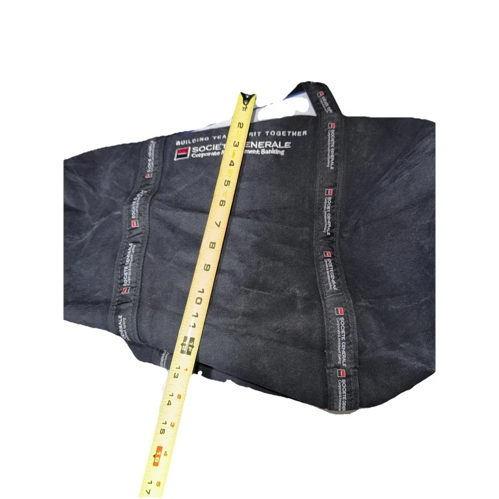 Authentic Societe Generale Banker Bag Black Finance Travel Carry On Duffle
